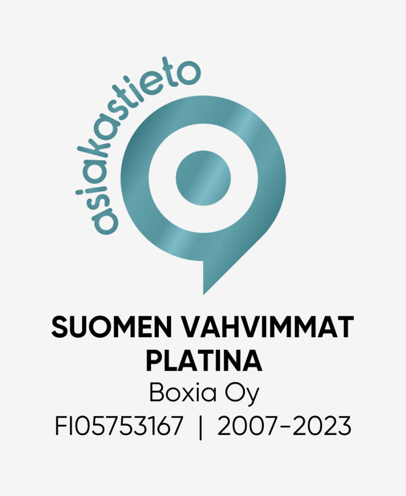 Boxia Oy – Suomen vahvimmat 2007–2023